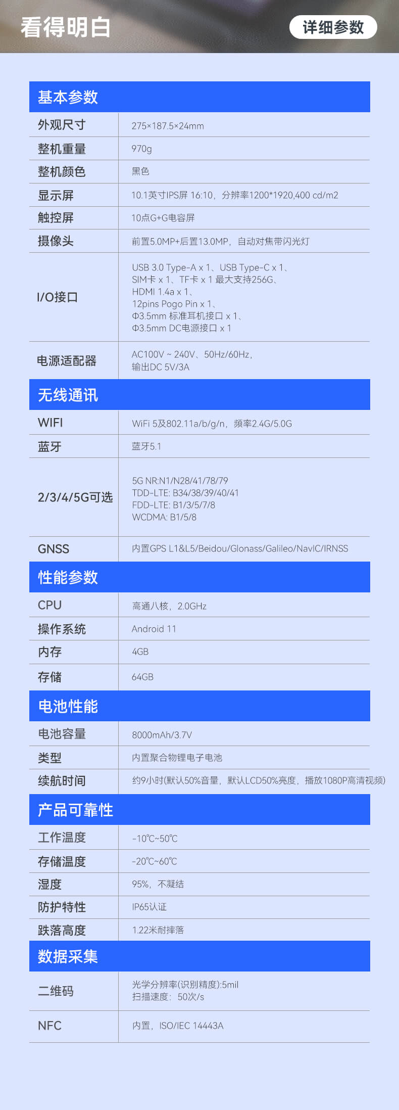 10.1英寸三防加固平板,Android系統平板 10.1英寸三防加固平板,Android系統平板