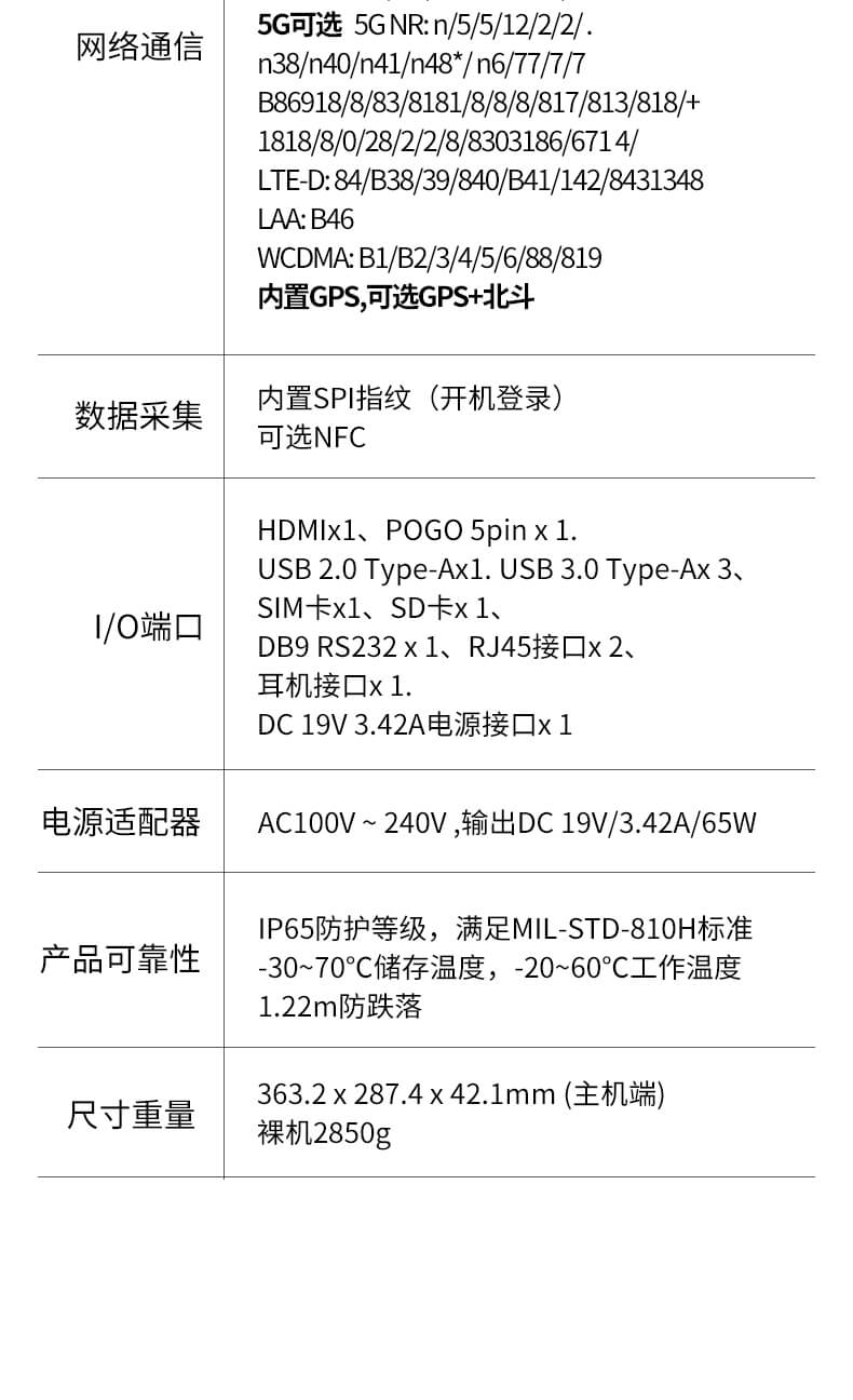 酷睿11代三防筆記本 酷睿11代三防筆記本