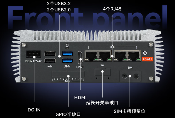 東田無風扇嵌入式工控機工控機端口.png 東田無風扇嵌入式工控機工控機端口.png